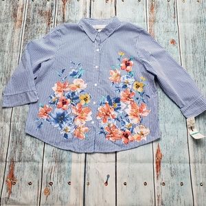 Alfred Dunner Multicolor Blouse